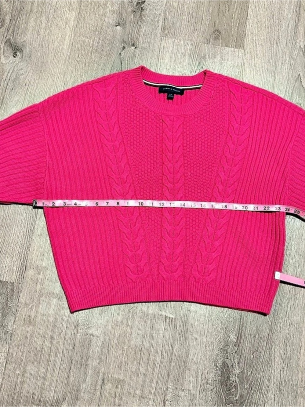Gap Cable Knit Sweater in Pink Like New - Picture 5 of 5
